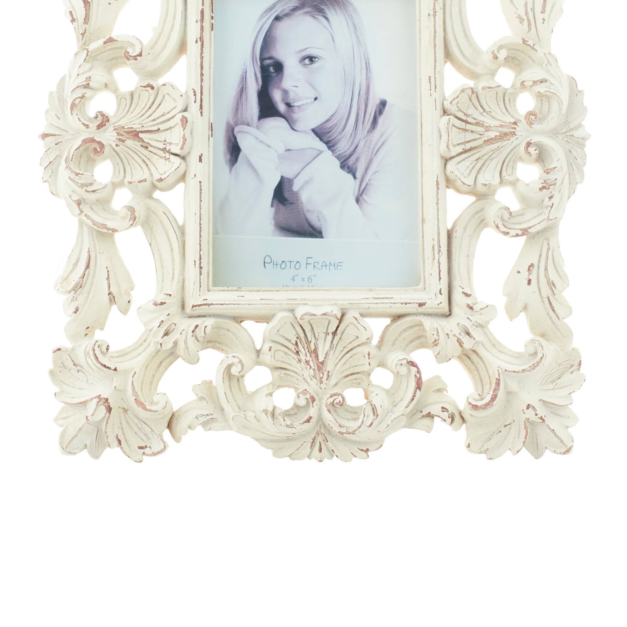 2 Pack White Polystone Traditional 9" x 11" Frames